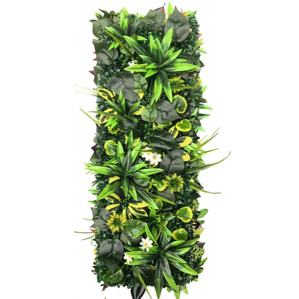 DIY Artificial Plant Wall Panel Flower Simulation Maple Plant Sheet Artificial Fern Grass  Wedding Style J