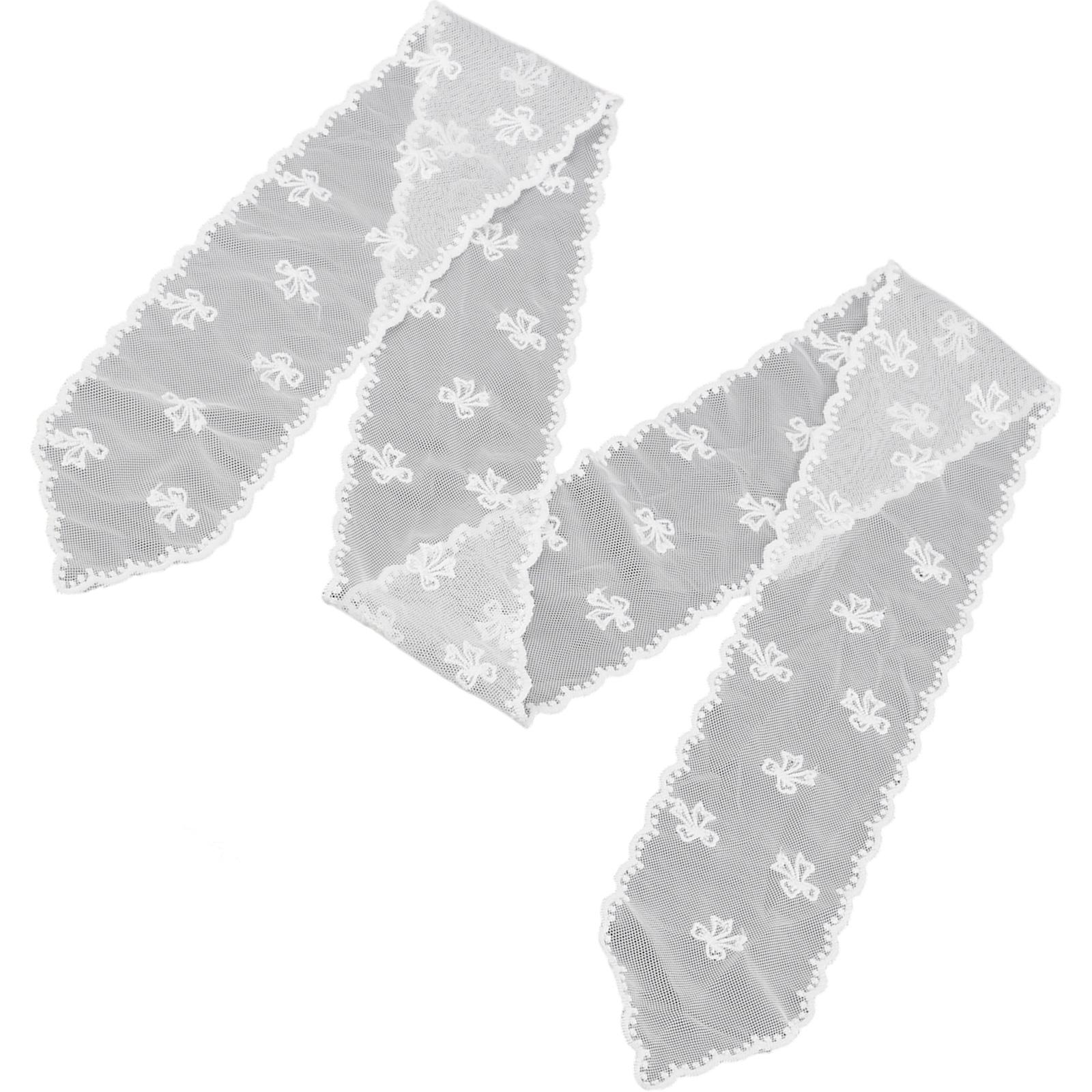 

Элегантный кружевной шарф с вышивкой, накидка на шею, многофункциональная повязка на талию для модных женщин и леди, для формального случая B