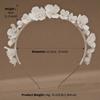 Fascia da Acconciatura Fata Corona Bianca Fascia per Capelli Moda Tiara Nuziale Sposa Matrimonio