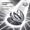 4 Stück 64mm Radnabenkappen Ersatz Radnabenemblem für Dodge Durango Challeager NITRO SRT Charger Journey Ram 1500