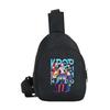 Cartoon Anime K-Pop Demon Hunters Printed Kawaii Chest Pack for Boy Girl Shoulder Bag Student Portable Crossbody Pouch Christmas Gift