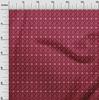 oneOone Bavlna Flex Carmine Red Fabric Geometric Bandhani Dress Material Fabric Print Fabric By The Yard 40 Inch