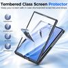 Galaxy Z Fold 8 Case with Ring Kickstand, Hinge Protection and Tempered Glass Screen Protector-Black