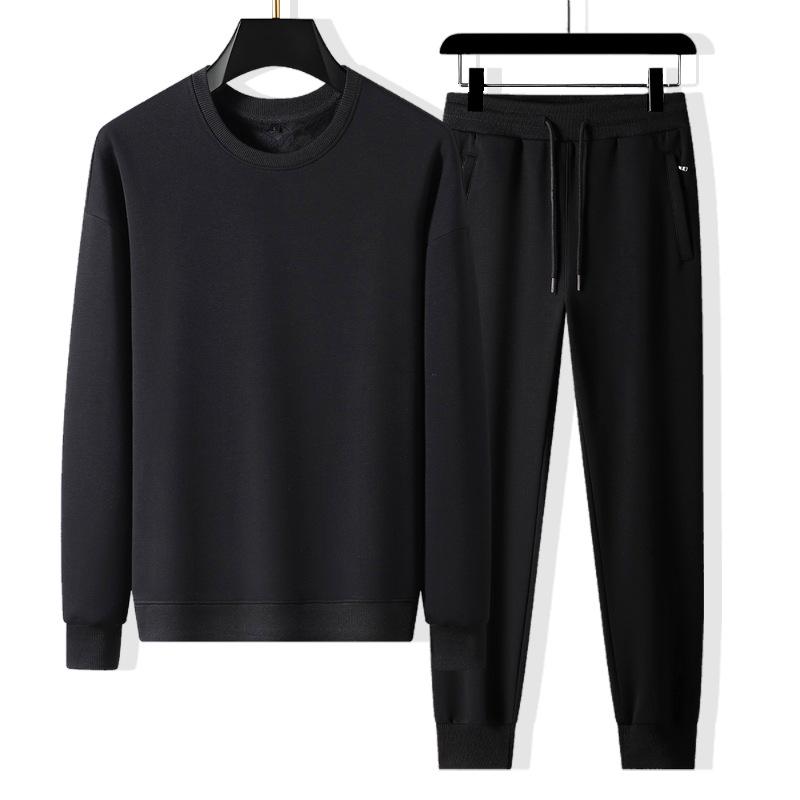 Unisex Cotton Hoodie & Joggers Set - Fashionable, Casual, Loose Fit, Plus Size - Perfect for Spring and Autumn
