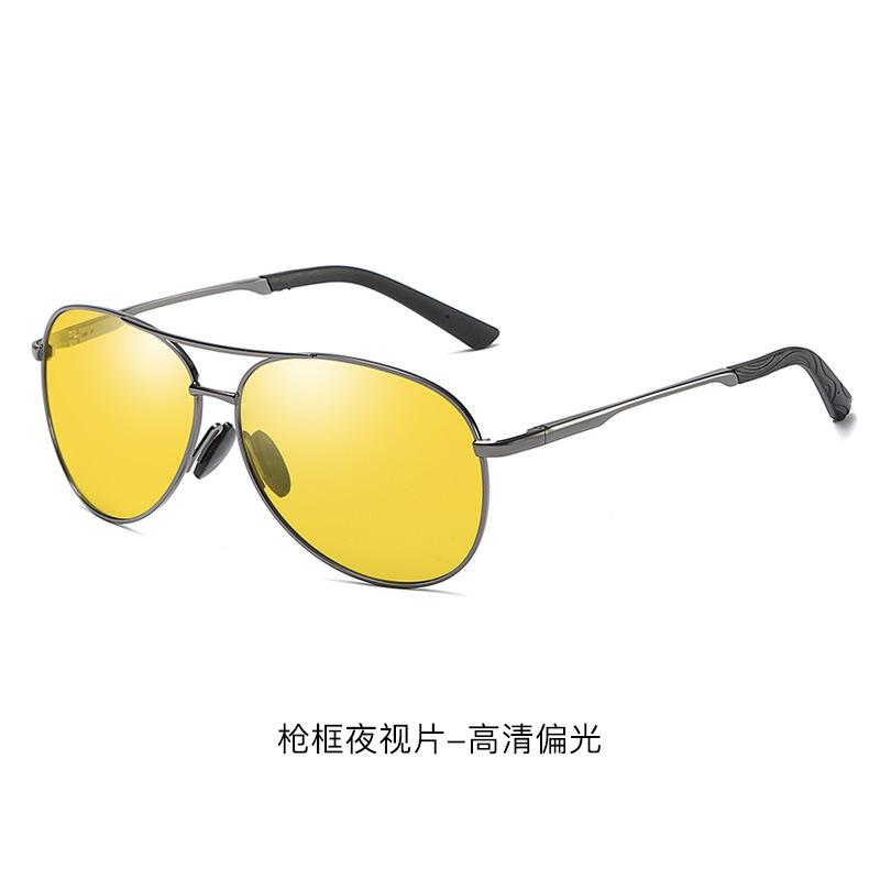 Męskie spolaryzowane okulary przeciwsłoneczne 8013 Okulary zmieniające kolor, Okulary do widzenia w nocy, Okulary antyrefleksyjne dla kierowców
