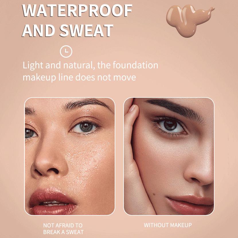 8 Colors Foundation Lasting Liquid Concealer Non-removal Foundation Oil Control Lightweight Moisturizing Hydrating Contour Concealer 30ml