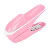ABS No Staple Stapling Machine Book Paper StaplE Free Stapler Binding Hand Tool(Purple)