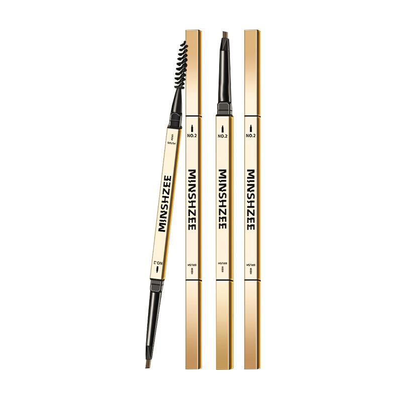 Small Gold Bar Eyebrow Pencil Extremely Fine Waterproof Sweat Lasting Non-fading Super Fine Tip