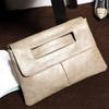 Fashion Evening Bag, Elegant and Exquisite, Vintage PU Leather Clutch Bags Large Capacity Wristlet Handbag Women's Wallet Envelo