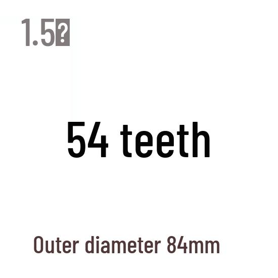 1,5M Modul Stirnrad, 13-120 Zähne, Stahl Zahnstange, 45 Stahl, Wärmebehandelt