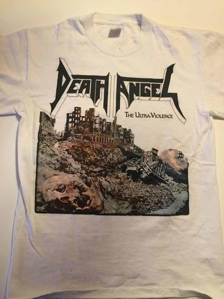 Death Angel Band - the Ultra Violence Shirt White Unisex S-5XL 1P0789 Unisex T-Shirt S