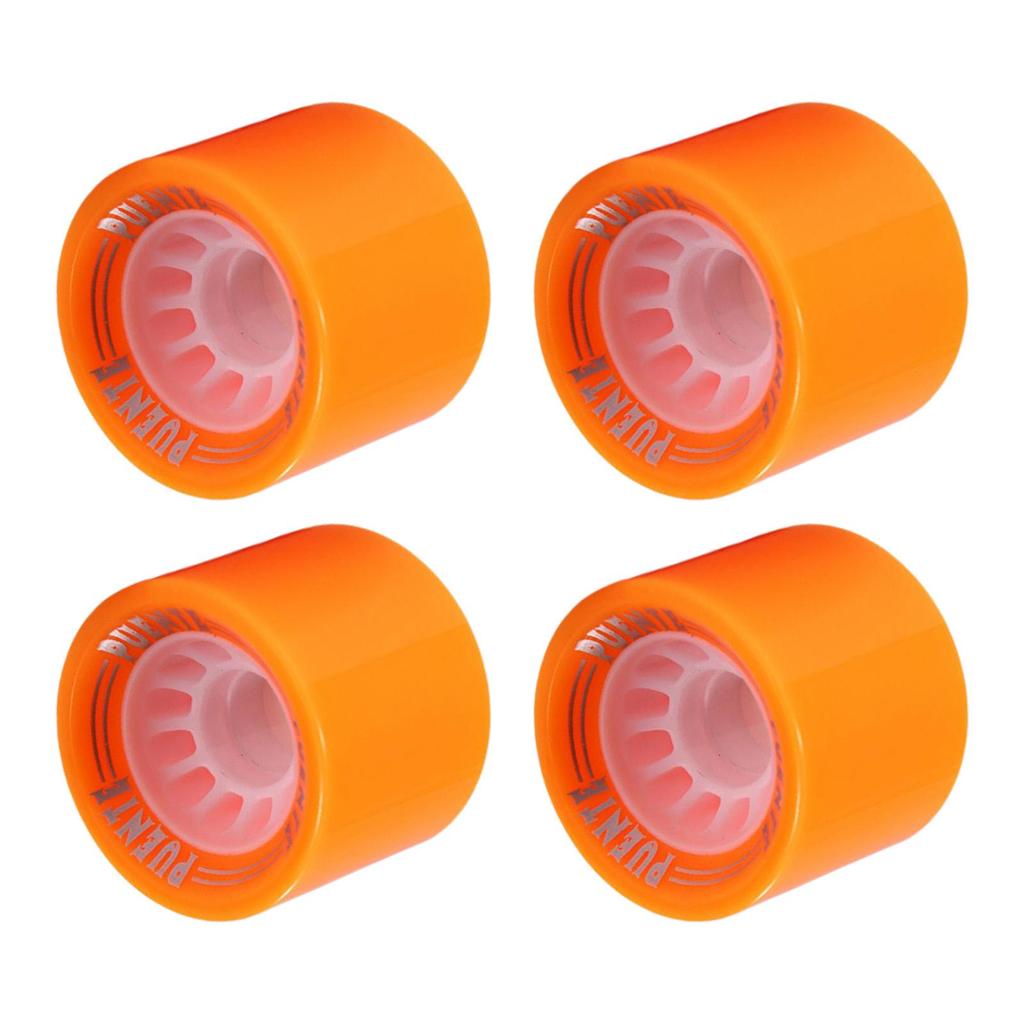 4 PCS Skateboard Wheels Cruising Wheel Bearings and Spacers Set