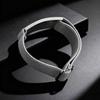 Customized Elastic Strap Stainless Steel Bracelets, Free Engrave Adjustable Wristband Bangle, Personalized Jewelry for Men Women