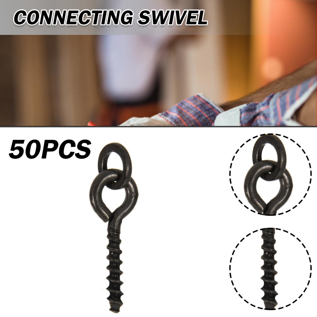 

Beishu новые 50 шт. винты для наживки на карпа с кольцом Chod Ronnie Ups рыболовные снасти