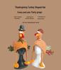 Thanksgiving Cartoon Turkey Plush Hat - Festive Party Decoration