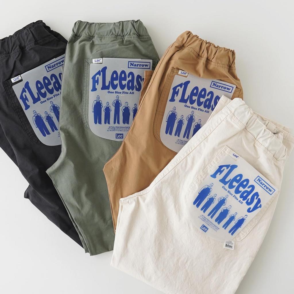 Lee Fleeasy Denim Chino Free Size Pants, Unisex, Hickory, LM5807,