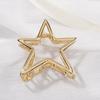 Hollow Star Hair Clip Trendy Hairpins For Women Gift Hairpin Practical Alloy Hair Accessories For Various Occasion