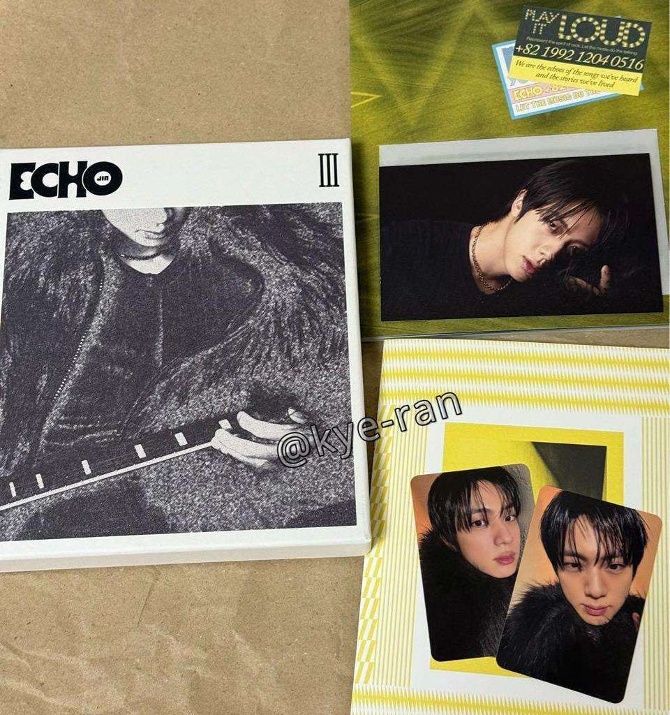 [USED] ECHO Album 3 versions & Weverse unreleased photo card & mirror bonus included