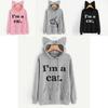 Streetwear Hoodie For Women With Letter Pattern And Cotton Blend For Casual Fall Fashion