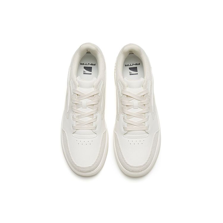 Anta 982 Simple Casual Low-Top Sneakers Men Sneakers White Gray 112248066-1