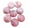 Round Rhodochrosite Gemstones - Pink and White Healing Crystal