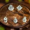 Dollhouse 1PC Resin Ice Transparent Antique Bottle Porcelain Ornaments Dolls House Micro Landscape Decoration DIY Accessories