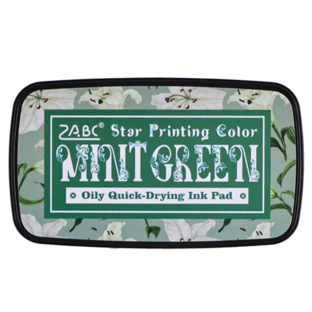 Portable Colorful Ink Pad Rectangular School Accessories Self Ink Stamp Easy To Use Inkpad for Planner Stamps Scrapbook