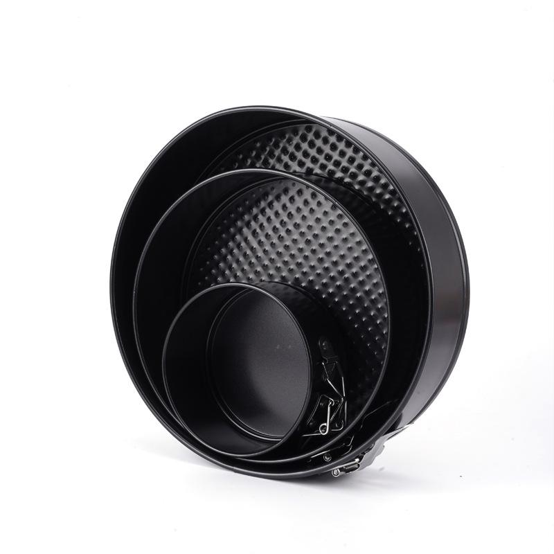 Non-Stick Round Cake Pan Set - Buckle Design for Baking