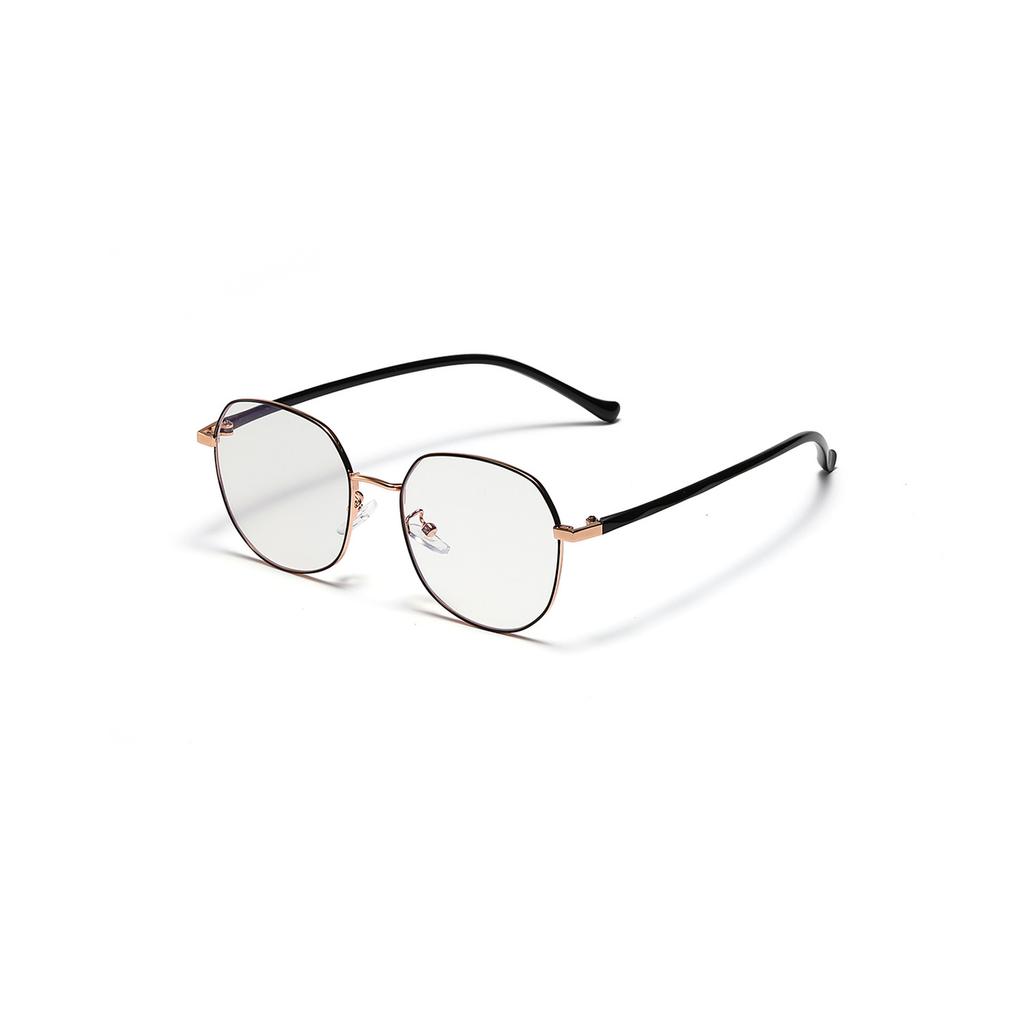 Glasses Polygonal Thin Frame Trend Metal Flat Mirror Women