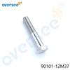90101-12M37 Mounting Bolt for Yamaha 2 Stroke 40HP Outboard Boat Engine Parts