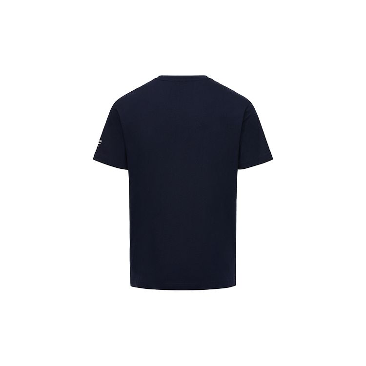 Reebok Nautical Breathable Outdoor Classic Logo Simple Sports Casual Short Sleeve T-Shirt Men Tops Deep-Blue GR8479