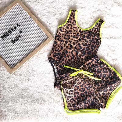 baby girl leopard swimsuit