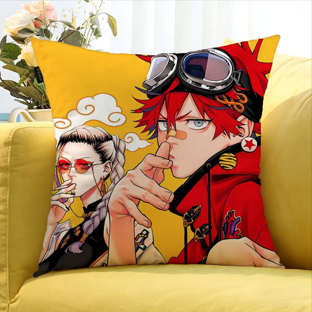 GGokurakugai Various Sizes Square Pillow Case For Car Home Bedchamber Decor