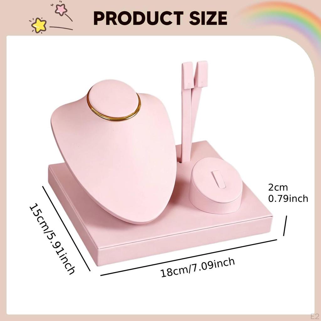 Jewelry Display Mannequin Stand Ear Holder Storage Necklace Organizer Showcase for Showroom