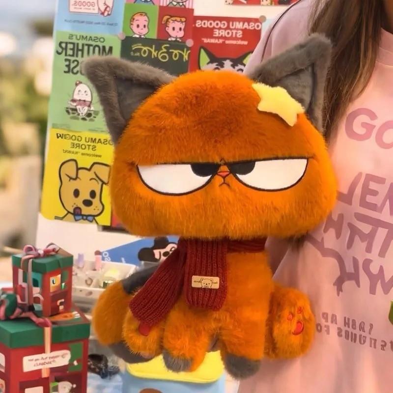 Cool Cat Stuffed Animal With Cartoon Design For Kids Room Decor And Playtime