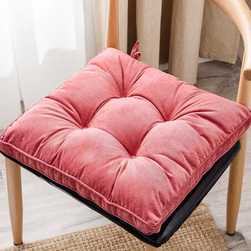 Corduroy Chair Cushion, Thickened Dining Chair Cushion, Square Cushion, Round Cushion, Tatami Mat Cushion