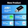 Wireless CarPlay Android Auto Wireless Adapter Wired To Wireless Smart AI Box Bluetooth-Compatible WiFi 4-Core CPU Auto Connect