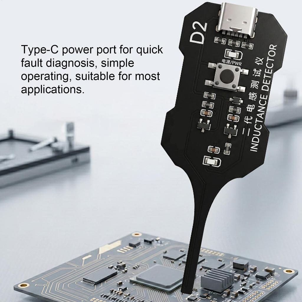 Handheld Inductance Detector High Precision Portable Tester for Laptop Computer Motherboard Circuit Board Repair Fault Detection