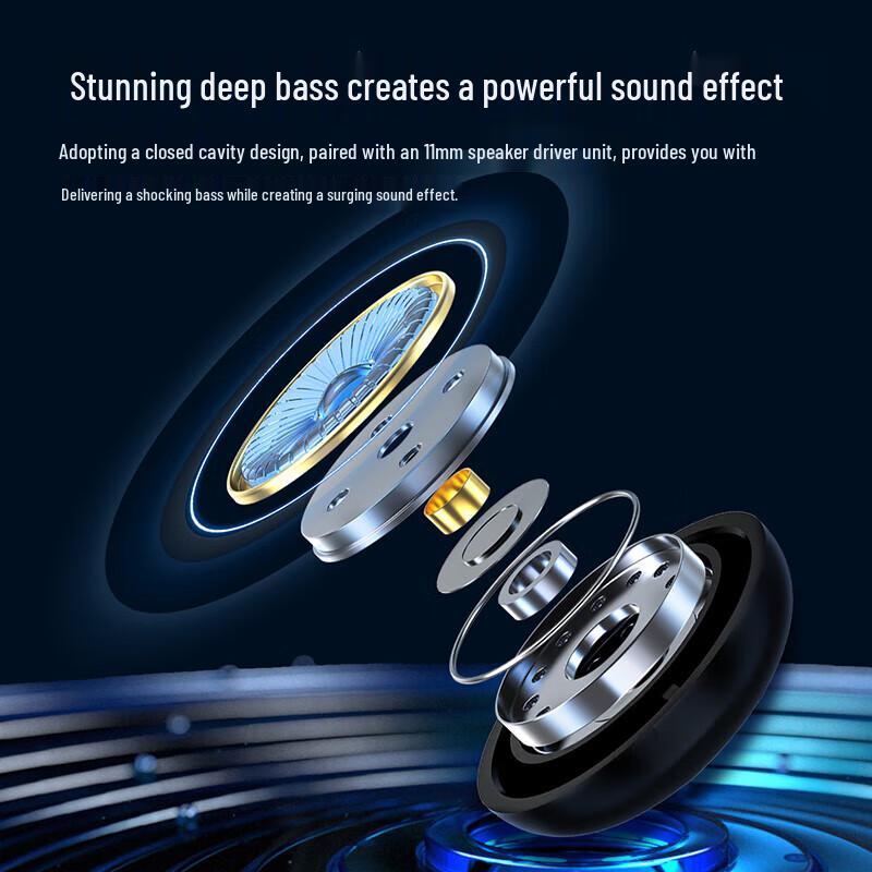 Newmine TWS-Q8 Bluetooth Ear-hook Sports Earphones