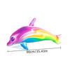 Large Inflatable Starry Sky Dolphin Toy for Water Parties