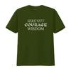 Serenity Courage Wisdom Spiritual Religious T Shirt vintage Washed Top For Everyday Wear streetwear Soft Stretched Casual