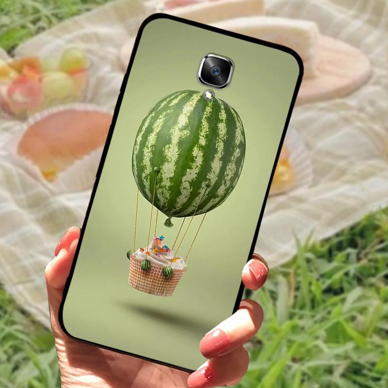 1+3 Case For Oneplus 3 3T Silicone Silicone Phone Case TPU Marble Full Protective Cover For One Plus 3 A3000 Shockproof Shell