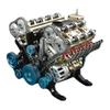 Kit Motor Model pentru Adult, Kit Model Motor Mașină Metalic cu 8 Cilindri, Kit de Asamblare Motor Mașină Rășină DIY
