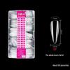 European & American Frosted Nail Tips - Trapezoidal, Ballet, Teardrop Shapes, No Polish Needed, Crease-Free, Dual-Use Patches