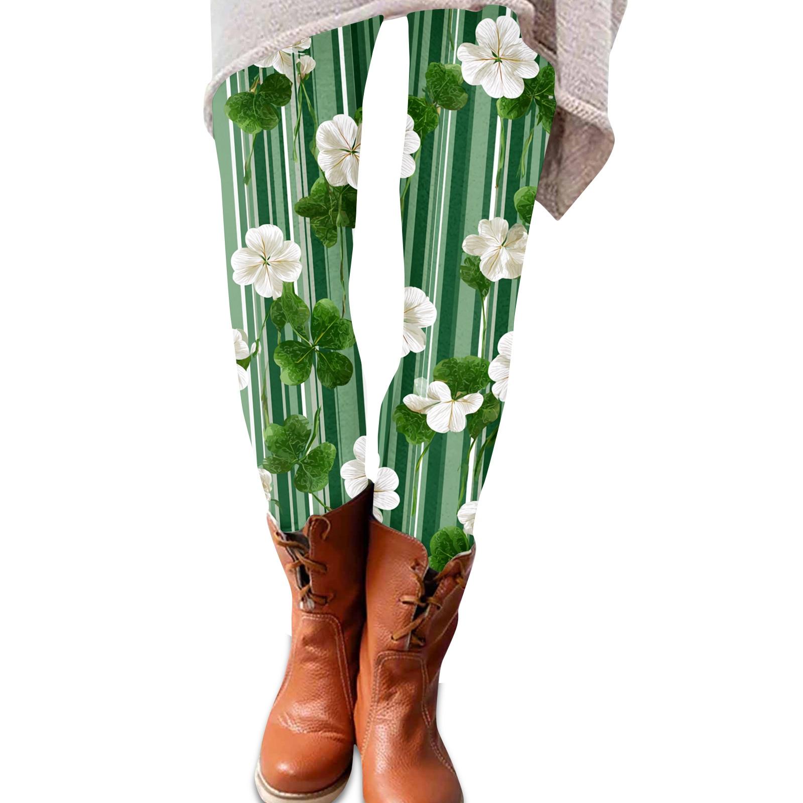 

Женская ул.. Патрик Принт Эластичные Мягкие Леггинсы Повседневная Домашняя Одежда для Сна XXXL белый