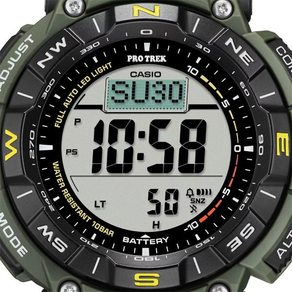 Casio Men's PRO TREK PRG-340-3JF [PROTREK Climber Line] rundklokke harpiks *Biomas Plast Digital
