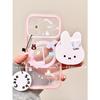 Tag Sticker Magnetic Shell Rabbit Holder for Apple 17promax All Inclusive Edge Phone Case 16Pro/15 Women