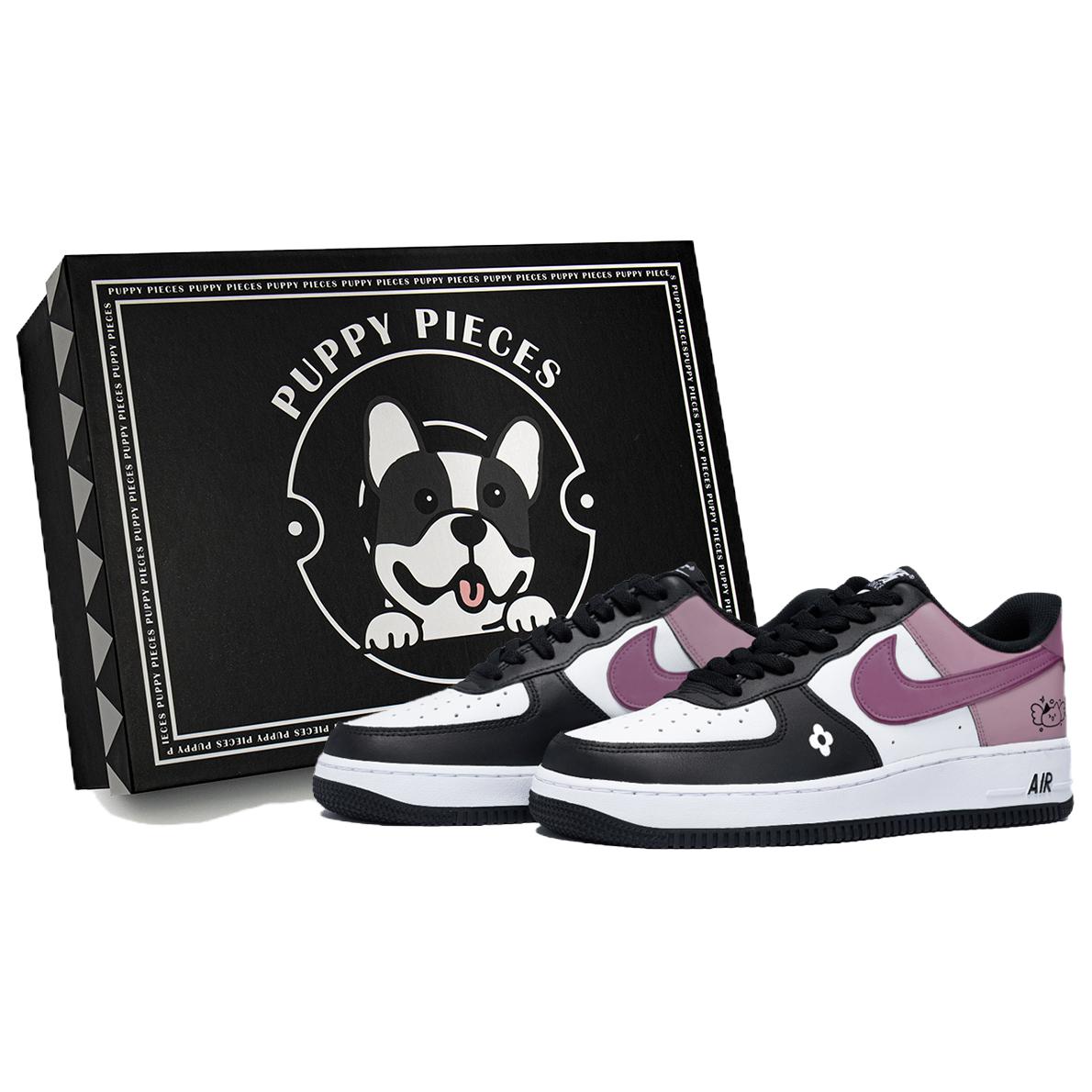 

Nike Air Force 1 Puppy Fragment, Special Shoe Box Low top Skateboard Shoes Men s White DV0788-001(Team85-AS-BOX) 43