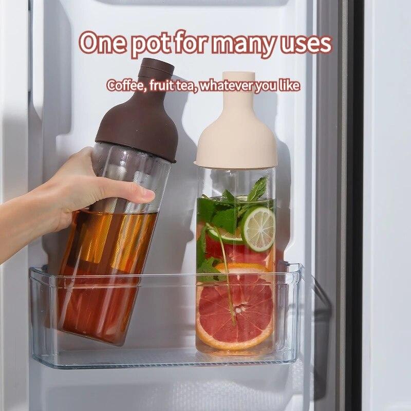 Caffettiera Cold BrewMoka per espressoCaraffa in vetroFiltro per caffè freddoTeieraFiltro per barista e a doppio usoAttrezzi per caffè 1000 ml