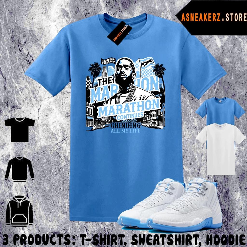 Tee Shirt Matching AJ 12 Melo 2025 To Match Sneaker Nipsey Hussle T Shirt